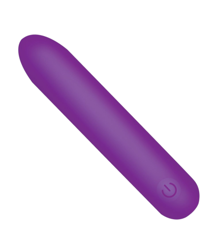 Tapered Flexible Silicone Bullet - Purple