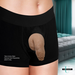 Silicone 5.1" Uncut Packer Dildo - Medium