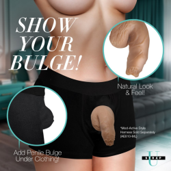 Silicone 5.1" Uncut Packer Dildo - Medium