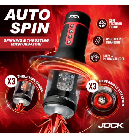 Auto Spin Spinning and Thrusting Masturbator