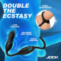 Hyper Thrusting and Vibrating Anal Plug with C-Ring