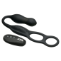 Hyper Thrusting and Vibrating Anal Plug with C-Ring