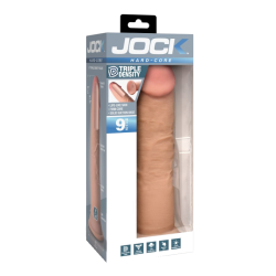 Hard-Core 9" Triple Density Dildo
