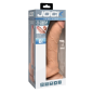 Hard-Core 8" Triple Density Dildo with Balls