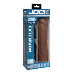 Enhancers Vibrating Penis Extension w/ Remote - Dark