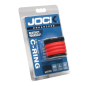 2-in-1 Silicone Cock Ring - Red