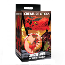 Dragon Tamer Silicone Stroker - Red