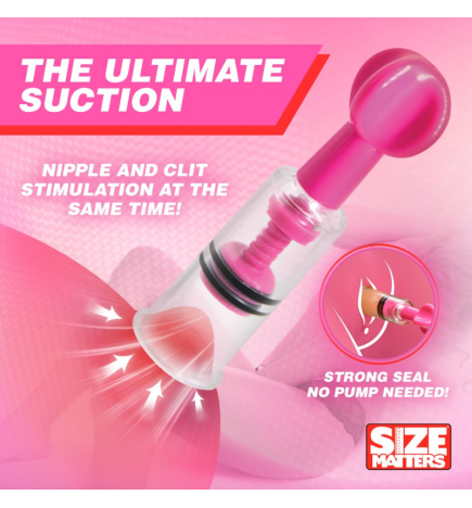 MAXtwist Clit & Nipple Triple Sucker Set - Pink
