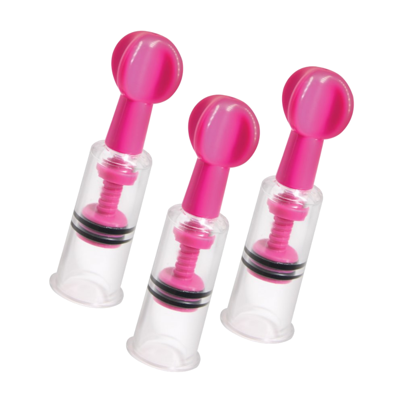 MAXtwist Clit & Nipple Triple Sucker Set - Pink MAXtwist Clit & Nipple Triple Sucker Set - Pink