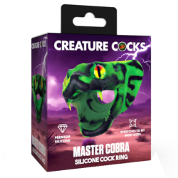 Master Cobra Silicone Cock Ring - Green