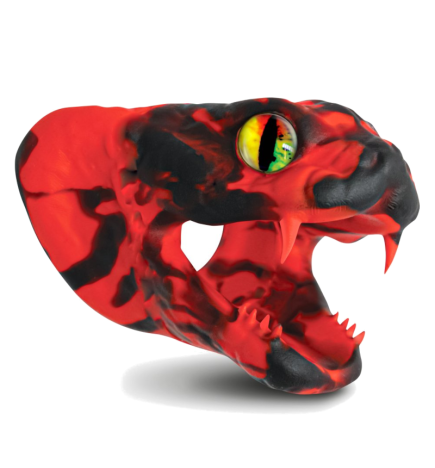 Master Cobra Silicone Cock Ring - Red