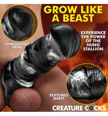 Stallion Silicone Penis Extension - 1"