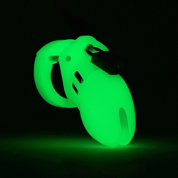 Glow-In-The-Dark Male Chastity Device - Small