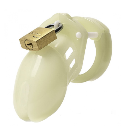 Glow-In-The-Dark Male Chastity Device - Small