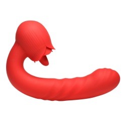 Boom Bloom Thrusting & Licking Rose Vibrator