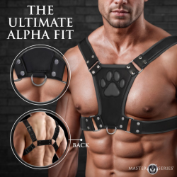 Alpha Pup Bulldog Harness - Black