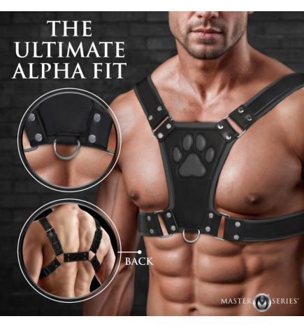 Alpha Pup Bulldog Harness - Black