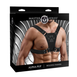 Alpha Pup Bulldog Harness - Black