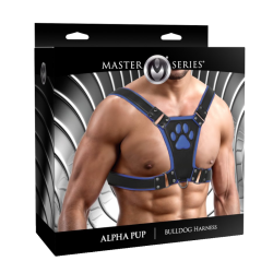 Alpha Pup Bulldog Harness - Blue