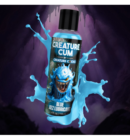 Creature Cum Blue Jizz Lubricant - 4 oz.