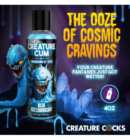Creature Cum Blue Jizz Lubricant - 4 oz.