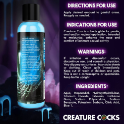 Creature Cum Blue Jizz Lubricant - 8 oz.