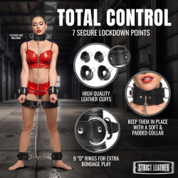 Strict Leather Bondage Set