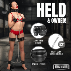 Strict Leather Bondage Set