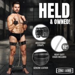 Strict Leather Bondage Set