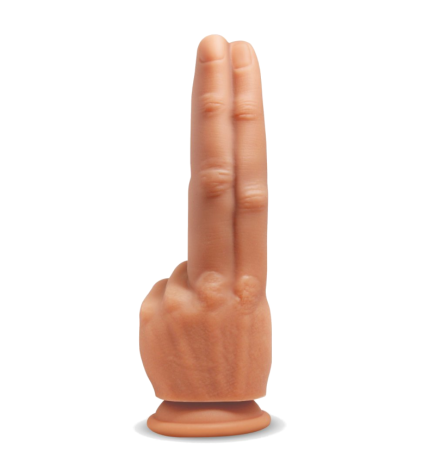 The Pleaser Double Finger Silicone Dildo