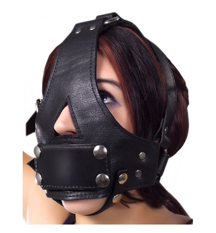 Strict Leather Bishop Head Harness with Removable Gag