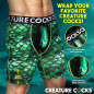 Creature Wear Cockness Monster Lake Creature Boxer Shorts