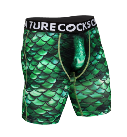 Creature Wear Cockness Monster Lake Creature Boxer Shorts