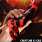 Hell Hound Squirting Silicone Penis Enhancer - Red Hell Hound Squirting Silicone Penis Enhancer - Red