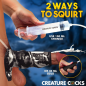 Night Prowler Squirting Silicone Penis Enhancer - Silver Night Prowler Squirting Silicone Penis Enhancer - Silver