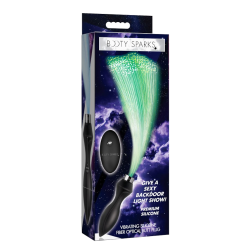 Vibrating Silicone Optical Fiber Butt Plug