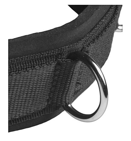 Neoprene Bondage Collar with D-Rings