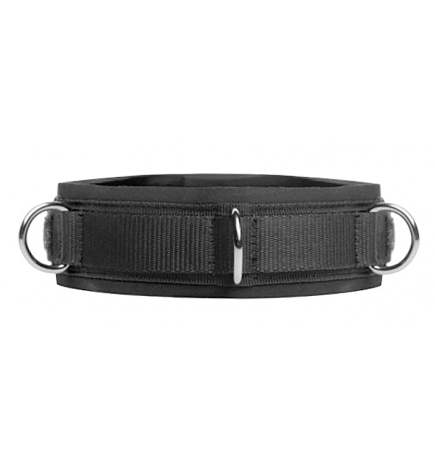 Neoprene Bondage Collar with D-Rings