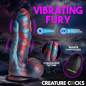 Hydra X Vibrating Silicone Dildo