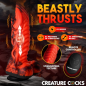 Dragon Thrust Thrusting & Vibrating Silicone Dildo