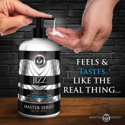 Jizz Cum-Scented Water-Based Lube - 16oz.