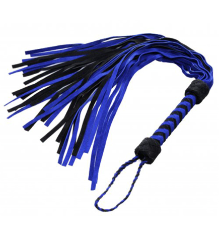 Black and Blue Suede Flogger