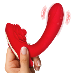 Petal Twirl Clit Massaging Silicone Vibrator