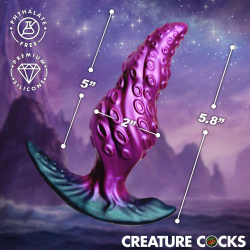 Octo-Twist Silicone Anal Plug by Creature Cocks
