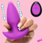 Thrusting & Vibrating Silicone Butt Plug Thrusting & Vibrating Silicone Butt Plug