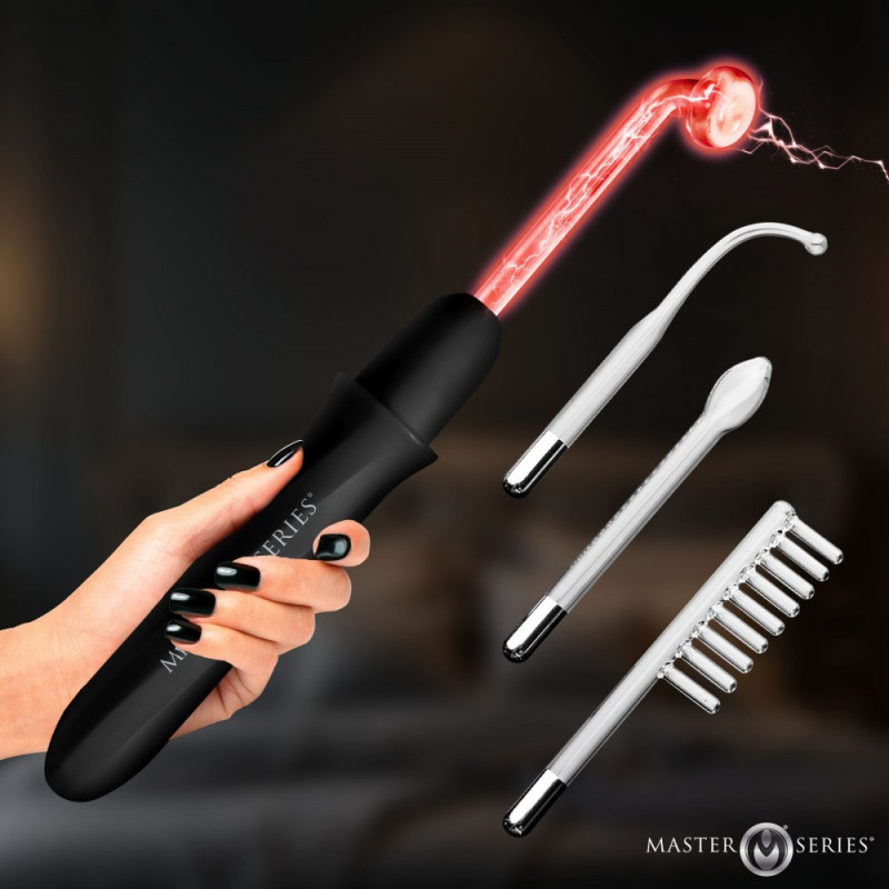 Elektrawand Rechargeable Violet Wand with Attachments