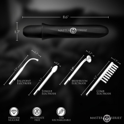 Elektrawand Rechargeable Violet Wand with Attachments