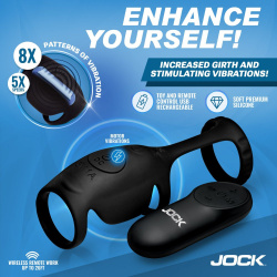 Blitz Vibrating Penis Sleeve C-Ring w/ Remote