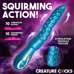 Tenta-Squirm Squirming Silicone Vibrator
