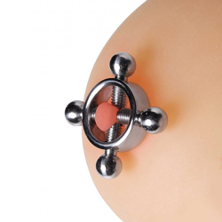 Stainless Steel Rings of Fire Nipple Press Set
